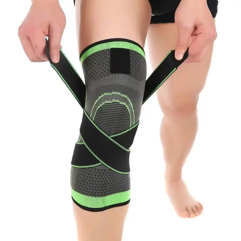 Original China Imported Full Leg Sleeve Elasticity Long Knee Protector Brace Leg Sleeve Knee Pads Calf Knee Support Brace Protector Leg Warm