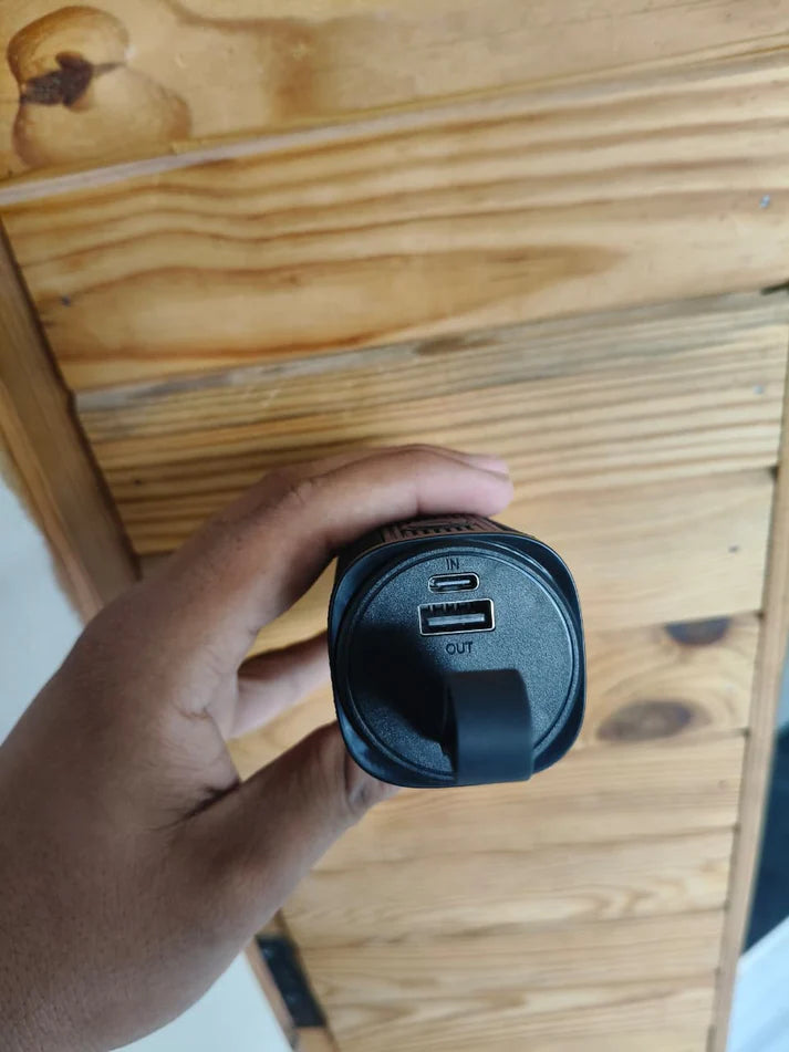 3 in one device earbuds, power bank, bluetooth